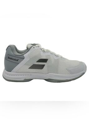 Babolat Men's White & Gray Tennis Shoe - Lightweight Performance